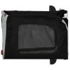 Pet Bike Trailer Gray and Black Oxford Fabric&Iron