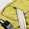Dog Coats Small Waterproof,Warm Outfit Clothes Dog Jackets Small,Adjustable Drawstring Warm And Cozy Dog Sport Vest-Green size L